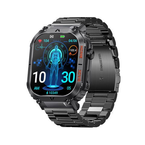 EIGIIS EW5 5ATM Waterproof Smartwatch For Men,HD Screen,Compass Function,Wireless Call And Answer,Sedentary Reminder,Music Control,Long Standing Battery,Multiple Sports Modes,Fashionable Steel Band Smart Watches Compatible With iPhone And Android Phones EIGIIS EW5 5ATM Waterproof Smartwatch For Men,HD Screen,Compass Function,Wireless Call And Answer,Sedentary Reminder,Music Control,Long Standing Battery,Multiple Sports Modes,Fashionable Steel Band Smart Watches Compatible With iPhone And Android Phones