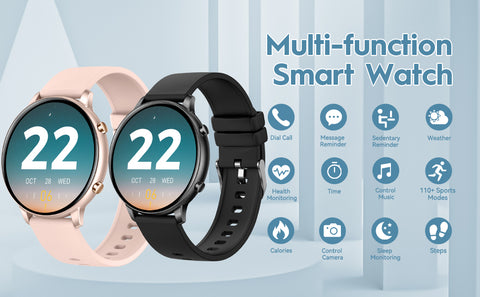 EIGIIS Smart Watch Answer/Make Call, Fitness Tracker with 24/7 Heart Rate Blood Pressure and Blood Oxygen Monitor, Sleep Tracker Calorie Step Counter Waterproof Smartwatch for Android iOS Women Men EIGIIS Smart Watch Answer/Make Call, Fitness Tracker with 24/7 Heart Rate Blood Pressure and Blood Oxygen Monitor, Sleep Tracker Calorie Step Counter Waterproof Smartwatch for Android iOS Women Men