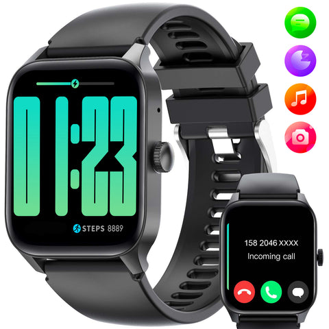 EIGIIS QS56 Smart Watch 1.83" HD Big Screen Smartwatch, IP67 Waterproof Fitness Watch with 110+ Sport Modes for Android iOS EIGIIS QS56 Smart Watch 1.83" HD Big Screen Smartwatch, IP67 Waterproof Fitness Watch with 110+ Sport Modes for Android iOS