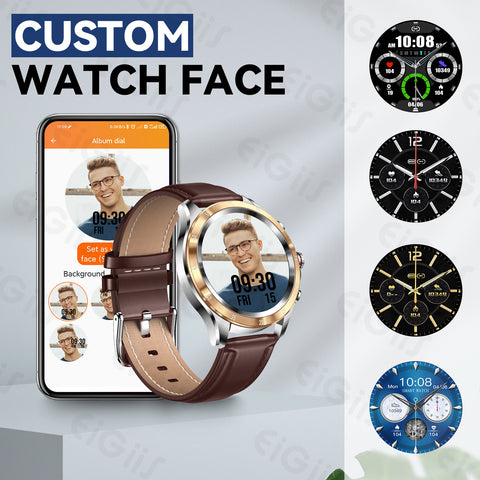 Smartwatch for Men Women with Bluetooth Calling 1.32” HD Step Counter Watch with Heart Rate Sleep Monitor Body Temperature Detection Pedometer Calories for iOS Android Smartwatch for Men Women with Bluetooth Calling 1.32” HD Step Counter Watch with Heart Rate Sleep Monitor Body Temperature Detection Pedometer Calories for iOS Android