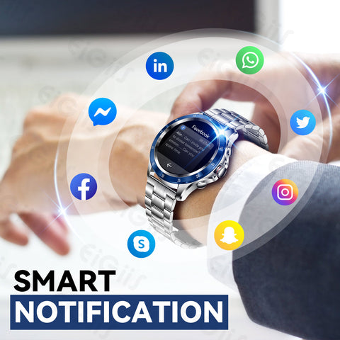 Smart Watch for Men with Bluetooth Calling 1.32” HD Touchscreen Fitness Trackers Watch with Heart Rate Detection Sleep Monitor for Android iOS Smart Watch for Men with Bluetooth Calling 1.32” HD Touchscreen Fitness Trackers Watch with Heart Rate Detection Sleep Monitor for Android iOS