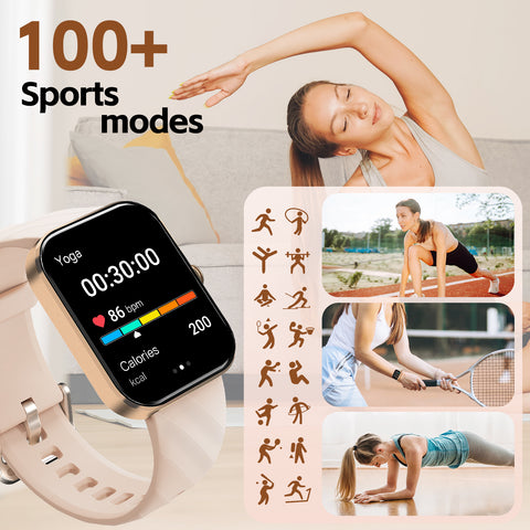EIGIIS Smart Watches for Men Women 1.91”Fitness Tracker with Heart Rate Sleep Monitor Full Touch Screen Smartwatch Compatible with iPhone Android Phones EIGIIS Smart Watches for Men Women 1.91”Fitness Tracker with Heart Rate Sleep Monitor Full Touch Screen Smartwatch Compatible with iPhone Android Phones