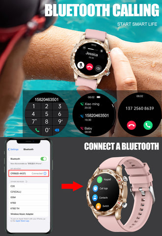 EIGIIS Smart Watch for Women Men Dial Answer Call Fitness Tracker 1.32" Touch Screen Fitness Watch with Heart Rate Sleep Monitor Pedometer Activity Tracker Sport Smartwatch Step Counter Watch for Android iOS EIGIIS Smart Watch for Women Men Dial Answer Call Fitness Tracker 1.32" Touch Screen Fitness Watch with Heart Rate Sleep Monitor Pedometer Activity Tracker Sport Smartwatch Step Counter Watch for Android iOS