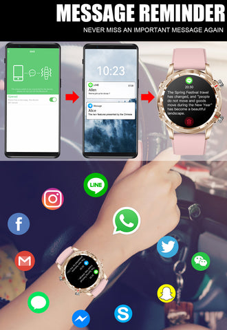 EIGIIS Smart Watch for Women Men Dial Answer Call Fitness Tracker 1.32" Touch Screen Fitness Watch with Heart Rate Sleep Monitor Pedometer Activity Tracker Sport Smartwatch Step Counter Watch for Android iOS EIGIIS Smart Watch for Women Men Dial Answer Call Fitness Tracker 1.32" Touch Screen Fitness Watch with Heart Rate Sleep Monitor Pedometer Activity Tracker Sport Smartwatch Step Counter Watch for Android iOS
