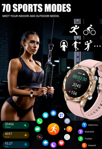 EIGIIS Smart Watch for Women Men Dial Answer Call Fitness Tracker 1.32" Touch Screen Fitness Watch with Heart Rate Sleep Monitor Pedometer Activity Tracker Sport Smartwatch Step Counter Watch for Android iOS EIGIIS Smart Watch for Women Men Dial Answer Call Fitness Tracker 1.32" Touch Screen Fitness Watch with Heart Rate Sleep Monitor Pedometer Activity Tracker Sport Smartwatch Step Counter Watch for Android iOS