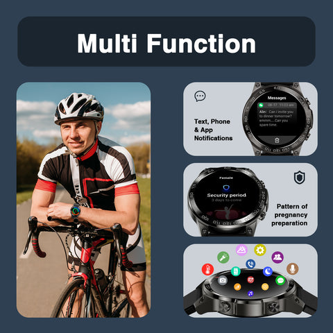 Smart Watch for Men 1.43 Inch AMOLED Always On Display Big Screen Smart Watch with Text and Call Fitness Watch with Heart Rate Blood Pressure Sleep Tracker Sport Smart Watch for iPhone Andorid Phones Smart Watch for Men 1.43 Inch AMOLED Always On Display Big Screen Smart Watch with Text and Call Fitness Watch with Heart Rate Blood Pressure Sleep Tracker Sport Smart Watch for iPhone Andorid Phones