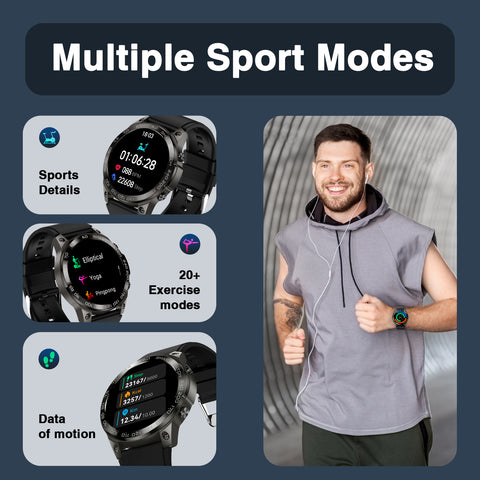 Smart Watch for Men 1.43 Inch AMOLED Always On Display Big Screen Smart Watch with Text and Call Fitness Watch with Heart Rate Blood Pressure Sleep Tracker Sport Smart Watch for iPhone Andorid Phones Smart Watch for Men 1.43 Inch AMOLED Always On Display Big Screen Smart Watch with Text and Call Fitness Watch with Heart Rate Blood Pressure Sleep Tracker Sport Smart Watch for iPhone Andorid Phones