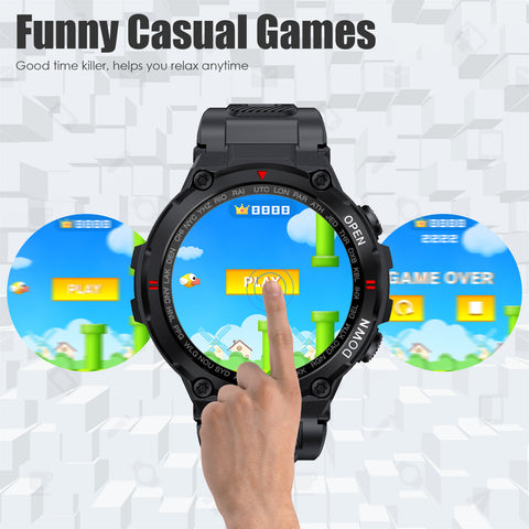 EIGIIS Smart Watch for Men, Waterproof Military Tactical Sports Watches Outdoor Fitness Trackers Watch with Bluetooth Dail Pedometer Heart Rate Monitor Activity Trackers for iOS Android EIGIIS Smart Watch for Men, Waterproof Military Tactical Sports Watches Outdoor Fitness Trackers Watch with Bluetooth Dail Pedometer Heart Rate Monitor Activity Trackers for iOS Android