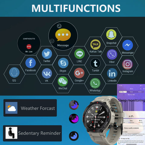 EIGIIS Smart Watch for Men, Waterproof Military Tactical Sports Watches Outdoor Fitness Trackers Watch with Bluetooth Dail Pedometer Heart Rate Monitor Activity Trackers for iOS Android EIGIIS Smart Watch for Men, Waterproof Military Tactical Sports Watches Outdoor Fitness Trackers Watch with Bluetooth Dail Pedometer Heart Rate Monitor Activity Trackers for iOS Android
