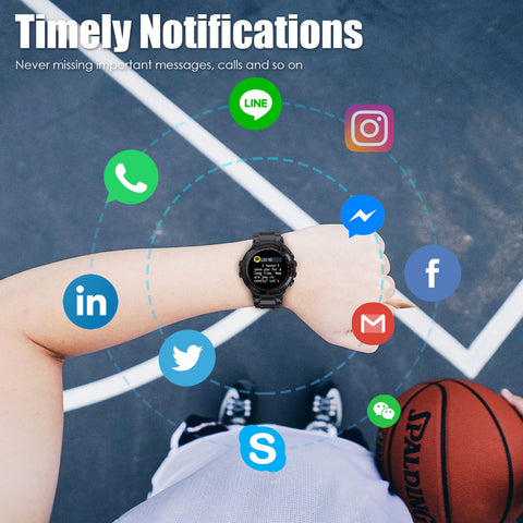 EIGIIS Smart Watch for Men, Waterproof Military Tactical Sports Watches Outdoor Fitness Trackers Watch with Bluetooth Dail Pedometer Heart Rate Monitor Activity Trackers for iOS Android EIGIIS Smart Watch for Men, Waterproof Military Tactical Sports Watches Outdoor Fitness Trackers Watch with Bluetooth Dail Pedometer Heart Rate Monitor Activity Trackers for iOS Android