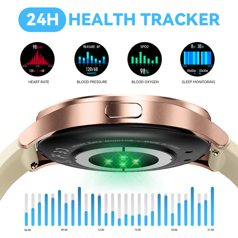Smart Watch for iPhone Android Phone Fitness Tracker for Men Women Waterproof Sports Smartwatch HD Full Touch Screen Activity Tracker with Heart Rate Blood Oxygen Sleep Monitor Pedometer Smart Watch for iPhone Android Phone Fitness Tracker for Men Women Waterproof Sports Smartwatch HD Full Touch Screen Activity Tracker with Heart Rate Blood Oxygen Sleep Monitor Pedometer