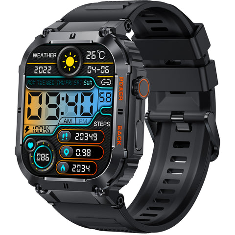 EIGIIS 1.96” HD Military Smart Watches for Men Rugged Smart Watch(Answer/Dial Calls) Outdoor Sports Tactical Fitness Tracker Watch, Smartwatch for iPhone Android Phones EIGIIS 1.96” HD Military Smart Watches for Men Rugged Smart Watch(Answer/Dial Calls) Outdoor Sports Tactical Fitness Tracker Watch, Smartwatch for iPhone Android Phones