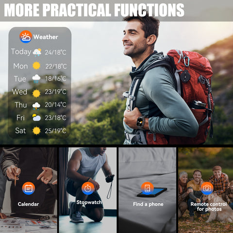 EIGIIS 1.96” HD Military Smart Watches for Men Rugged Smart Watch(Answer/Dial Calls) Outdoor Sports Tactical Fitness Tracker Watch, Smartwatch for iPhone Android Phones EIGIIS 1.96” HD Military Smart Watches for Men Rugged Smart Watch(Answer/Dial Calls) Outdoor Sports Tactical Fitness Tracker Watch, Smartwatch for iPhone Android Phones
