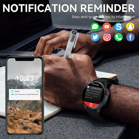 Smart Watch for Men Women (Answer/Make Calls) 1.43" AMOLED HD Screen Fitness Tracker Watch with Heart Rate Sleep Monitor Activity Tracker 100+ Sport Modes Step Counter Watch Smartwatch for iOS Android Smart Watch for Men Women (Answer/Make Calls) 1.43" AMOLED HD Screen Fitness Tracker Watch with Heart Rate Sleep Monitor Activity Tracker 100+ Sport Modes Step Counter Watch Smartwatch for iOS Android