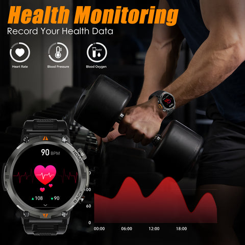 EIGIIS KE3 LED Flashlight Smart Watch Men Bluetooth Call Full Touch Screen Health Monitor Clock With Men SmartWatch For iOS Android EIGIIS KE3 LED Flashlight Smart Watch Men Bluetooth Call Full Touch Screen Health Monitor Clock With Men SmartWatch For iOS Android
