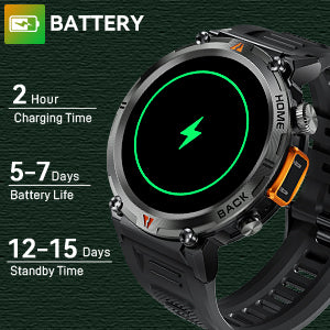 EIGIIS KE3 Sports Smart Watch For Men With Flashlight, LED Lighting, Answer/Make Calls, Outdoor Sports Watch, Fitness Tracker, Pedometer, HD Touch Smartwatch, Smart Watches Compatible With iPhone And Android Phones EIGIIS KE3 Sports Smart Watch For Men With Flashlight, LED Lighting, Answer/Make Calls, Outdoor Sports Watch, Fitness Tracker, Pedometer, HD Touch Smartwatch, Smart Watches Compatible With iPhone And Android Phones