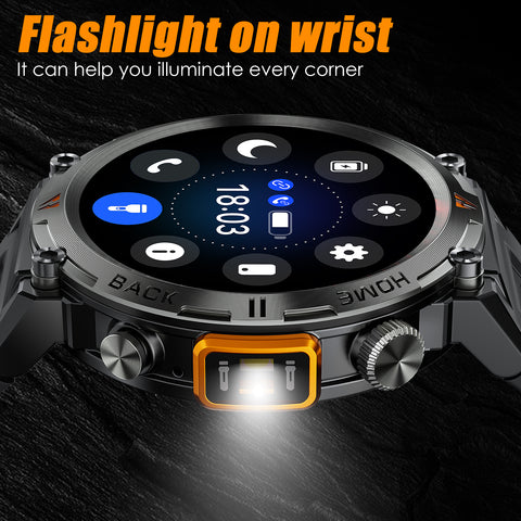 EIGIIS KE3 LED Flashlight Smart Watch Men Bluetooth Call Full Touch Screen Health Monitor Clock With Men SmartWatch For iOS Android EIGIIS KE3 LED Flashlight Smart Watch Men Bluetooth Call Full Touch Screen Health Monitor Clock With Men SmartWatch For iOS Android