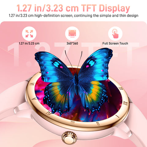 Smart Watch for Women(Call Make Answer), Multifunctional Smartwatch with 100+ Sports Modes Music Play Weather Forecast IP68 Waterproof  Watch DIY Watch Face Gifts for Women Mum Smart Watch for Women(Call Make Answer), Multifunctional Smartwatch with 100+ Sports Modes Music Play Weather Forecast IP68 Waterproof  Watch DIY Watch Face Gifts for Women Mum