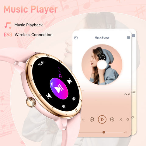 Smart Watch for Women(Call Make Answer), Multifunctional Smartwatch with 100+ Sports Modes Music Play Weather Forecast IP68 Waterproof  Watch DIY Watch Face Gifts for Women Mum Smart Watch for Women(Call Make Answer), Multifunctional Smartwatch with 100+ Sports Modes Music Play Weather Forecast IP68 Waterproof  Watch DIY Watch Face Gifts for Women Mum