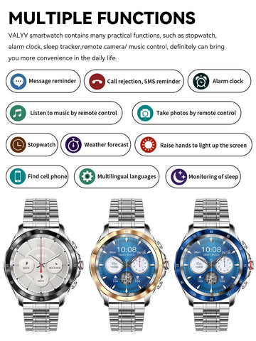 Smart Watch for Men with Bluetooth Calling 1.32” HD Touchscreen Fitness Trackers Watch with Heart Rate Detection Sleep Monitor for Android iOS Smart Watch for Men with Bluetooth Calling 1.32” HD Touchscreen Fitness Trackers Watch with Heart Rate Detection Sleep Monitor for Android iOS