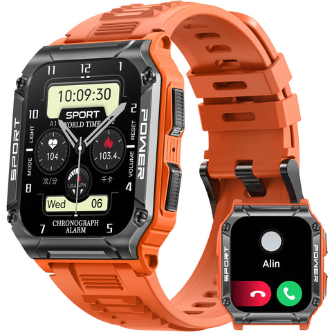 Military Smart Watch for Men 1.95'' Smart Watch (Answer/Make Calls) with Compass Heart Rate Sleep Monitor 109 Sports Modes Fitness Tracker Watch Outdoor Tactical Rugged Smartwatch for iPhone Android Military Smart Watch for Men 1.95'' Smart Watch (Answer/Make Calls) with Compass Heart Rate Sleep Monitor 109 Sports Modes Fitness Tracker Watch Outdoor Tactical Rugged Smartwatch for iPhone Android