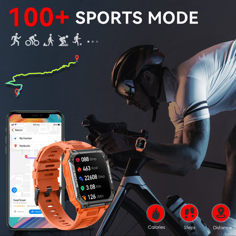 Military Smart Watch for Men 1.95'' Smart Watch (Answer/Make Calls) with Compass Heart Rate Sleep Monitor 109 Sports Modes Fitness Tracker Watch Outdoor Tactical Rugged Smartwatch for iPhone Android Military Smart Watch for Men 1.95'' Smart Watch (Answer/Make Calls) with Compass Heart Rate Sleep Monitor 109 Sports Modes Fitness Tracker Watch Outdoor Tactical Rugged Smartwatch for iPhone Android