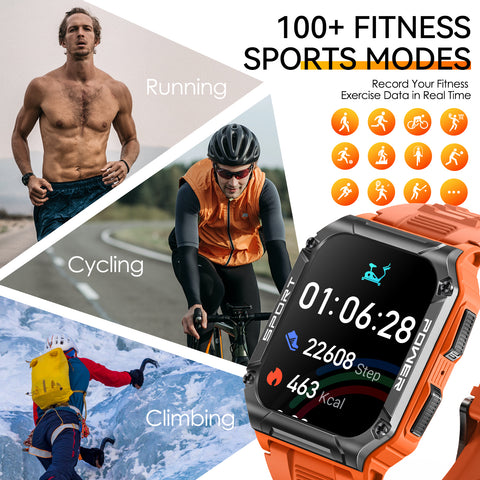 Military Smart Watch for Men 1.95'' Smart Watch (Answer/Make Calls) with Compass Heart Rate Sleep Monitor 109 Sports Modes Fitness Tracker Watch Outdoor Tactical Rugged Smartwatch for iPhone Android Military Smart Watch for Men 1.95'' Smart Watch (Answer/Make Calls) with Compass Heart Rate Sleep Monitor 109 Sports Modes Fitness Tracker Watch Outdoor Tactical Rugged Smartwatch for iPhone Android