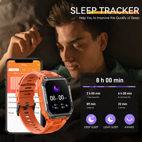 Military Smart Watch for Men 1.95'' Smart Watch (Answer/Make Calls) with Compass Heart Rate Sleep Monitor 109 Sports Modes Fitness Tracker Watch Outdoor Tactical Rugged Smartwatch for iPhone Android Military Smart Watch for Men 1.95'' Smart Watch (Answer/Make Calls) with Compass Heart Rate Sleep Monitor 109 Sports Modes Fitness Tracker Watch Outdoor Tactical Rugged Smartwatch for iPhone Android