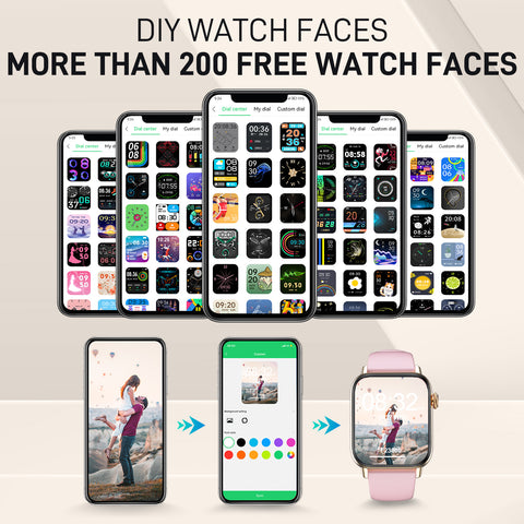 Smart Watch for Women with Call Make Receive and Text 1.83 inch HD Full Touch Screen Smartwatch for Android and iOS Phones IP67 Waterproof Fitness Tracker Smart Watch for Women with Call Make Receive and Text 1.83 inch HD Full Touch Screen Smartwatch for Android and iOS Phones IP67 Waterproof Fitness Tracker