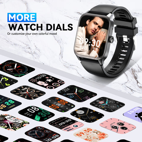 EIGIIS QS56 Smart Watch 1.83" HD Big Screen Smartwatch, IP67 Waterproof Fitness Watch with 110+ Sport Modes for Android iOS EIGIIS QS56 Smart Watch 1.83" HD Big Screen Smartwatch, IP67 Waterproof Fitness Watch with 110+ Sport Modes for Android iOS