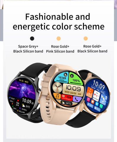 EIGIIS Smart Watch for Men Women (Answer/Make Call) Fitness Watch with Heart Rate Blood Oxygen Sleep Monitor 1.43" Touch Screen Bluetooth Smart Watch for iPhone Android EIGIIS Smart Watch for Men Women (Answer/Make Call) Fitness Watch with Heart Rate Blood Oxygen Sleep Monitor 1.43" Touch Screen Bluetooth Smart Watch for iPhone Android