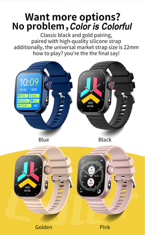 Smart Watch 2.01" Inch Heart Rate Blood Pressure Blood Oxygen Fitness Tracker for Women Men Smart Watch 2.01" Inch Heart Rate Blood Pressure Blood Oxygen Fitness Tracker for Women Men
