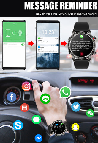 EIGIIS Smart Watch for Women Men Dial Answer Call Fitness Tracker 1.32" Touch Screen Fitness Watch with Heart Rate Sleep Monitor Pedometer Activity Tracker Sport Smartwatch Step Counter Watch for Android iOS EIGIIS Smart Watch for Women Men Dial Answer Call Fitness Tracker 1.32" Touch Screen Fitness Watch with Heart Rate Sleep Monitor Pedometer Activity Tracker Sport Smartwatch Step Counter Watch for Android iOS