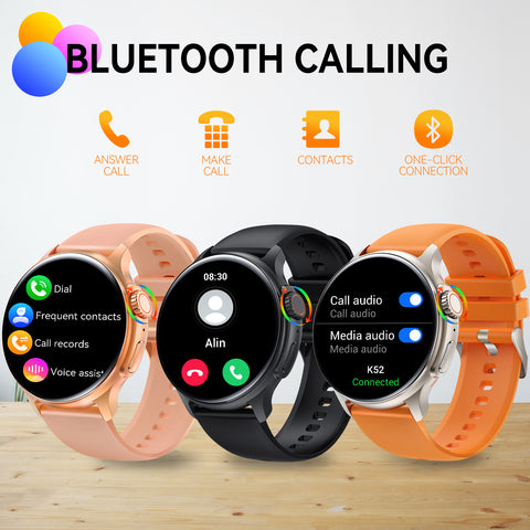Smart Watch for Men Women (Answer/Make Calls) 1.43" AMOLED HD Screen Fitness Tracker Watch with Heart Rate Sleep Monitor Activity Tracker 100+ Sport Modes Step Counter Watch Smartwatch for iOS Android Smart Watch for Men Women (Answer/Make Calls) 1.43" AMOLED HD Screen Fitness Tracker Watch with Heart Rate Sleep Monitor Activity Tracker 100+ Sport Modes Step Counter Watch Smartwatch for iOS Android