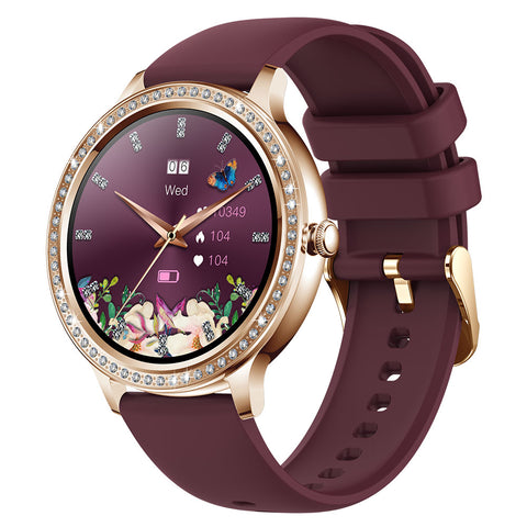 Smart Watches for Women Fashionable Look Ladies Smart Watch with Bluetooth Calls Heart Rate Sleep Monitor Fitness Trackers Watch with Step Counter Message Reminder for iOS Android Smart Watches for Women Fashionable Look Ladies Smart Watch with Bluetooth Calls Heart Rate Sleep Monitor Fitness Trackers Watch with Step Counter Message Reminder for iOS Android