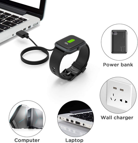 EIGIIS Smart Watch Charger, Magnetic USB Charging Cable Replacement Charger Cable Compatible with EIGIIS K22 Military Smart Watch/K55/K27 Military Smart Watch/K28 Smart Watch(2 Pack) EIGIIS Smart Watch Charger, Magnetic USB Charging Cable Replacement Charger Cable Compatible with EIGIIS K22 Military Smart Watch/K55/K27 Military Smart Watch/K28 Smart Watch(2 Pack)