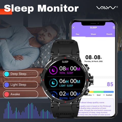 EIGIIS Military Smart Watch for Men 2024 HD Bluetooth Dial Call Outdoor Waterproof Tactical Smartwatch for iPhone Android Phones 1.32’’ Rugged Fitness Watch with Heart Rate/ Sleep Monitor Pedometer EIGIIS Military Smart Watch for Men 2024 HD Bluetooth Dial Call Outdoor Waterproof Tactical Smartwatch for iPhone Android Phones 1.32’’ Rugged Fitness Watch with Heart Rate/ Sleep Monitor Pedometer