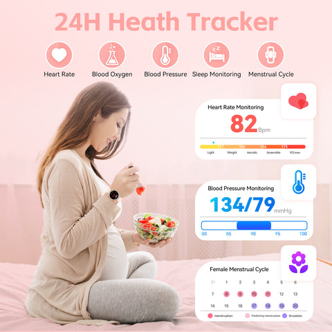 EIGIIS Smart Watches for Women Fashionable Look Ladies Smart Watch with Bluetooth Calls Heart Rate Sleep Monitor Fitness Trackers Watch with Step Counter Message Reminder for iOS Android EIGIIS Smart Watches for Women Fashionable Look Ladies Smart Watch with Bluetooth Calls Heart Rate Sleep Monitor Fitness Trackers Watch with Step Counter Message Reminder for iOS Android