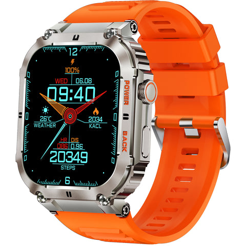 EIGIIS 1.96” HD Military Smart Watches for Men Rugged Smart Watch(Answer/Dial Calls) Outdoor Sports Tactical Fitness Tracker Watch, Smartwatch for iPhone Android Phones EIGIIS 1.96” HD Military Smart Watches for Men Rugged Smart Watch(Answer/Dial Calls) Outdoor Sports Tactical Fitness Tracker Watch, Smartwatch for iPhone Android Phones