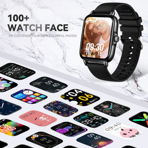 EIGIIS Smart Watch for Men Women, 1.69" HD Bluetooth Phone Watch(Make/Answer Call) for iPhone Android IP67 Waterproof Fitness Watch with Heart Rate Sleep Monitor Activity Tracker with Pedometer EIGIIS Smart Watch for Men Women, 1.69" HD Bluetooth Phone Watch(Make/Answer Call) for iPhone Android IP67 Waterproof Fitness Watch with Heart Rate Sleep Monitor Activity Tracker with Pedometer