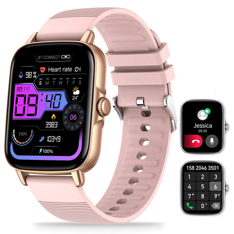 EIGIIS Smart Watch for Men Women, 1.69" HD Bluetooth Phone Watch(Make/Answer Call) for iPhone Android IP67 Waterproof Fitness Watch with Heart Rate Sleep Monitor Activity Tracker with Pedometer EIGIIS Smart Watch for Men Women, 1.69" HD Bluetooth Phone Watch(Make/Answer Call) for iPhone Android IP67 Waterproof Fitness Watch with Heart Rate Sleep Monitor Activity Tracker with Pedometer