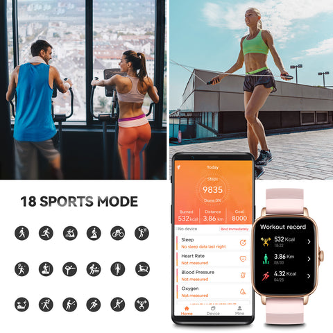 EIGIIS Smart Watch for Men Women, 1.69" HD Bluetooth Phone Watch(Make/Answer Call) for iPhone Android IP67 Waterproof Fitness Watch with Heart Rate Sleep Monitor Activity Tracker with Pedometer EIGIIS Smart Watch for Men Women, 1.69" HD Bluetooth Phone Watch(Make/Answer Call) for iPhone Android IP67 Waterproof Fitness Watch with Heart Rate Sleep Monitor Activity Tracker with Pedometer