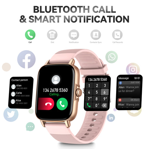 EIGIIS Smart Watch for Men Women, 1.69" HD Bluetooth Phone Watch(Make/Answer Call) for iPhone Android IP67 Waterproof Fitness Watch with Heart Rate Sleep Monitor Activity Tracker with Pedometer EIGIIS Smart Watch for Men Women, 1.69" HD Bluetooth Phone Watch(Make/Answer Call) for iPhone Android IP67 Waterproof Fitness Watch with Heart Rate Sleep Monitor Activity Tracker with Pedometer