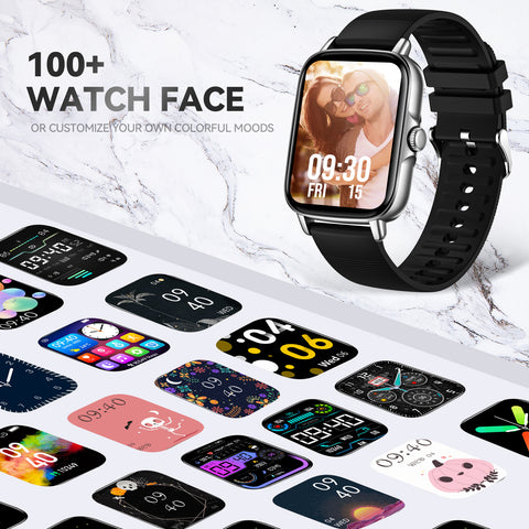 EIGIIS Smart Watch for Men Women, 1.69" HD Bluetooth Phone Watch(Make/Answer Call) for iPhone Android IP67 Waterproof Fitness Watch with Heart Rate Sleep Monitor Activity Tracker with Pedometer EIGIIS Smart Watch for Men Women, 1.69" HD Bluetooth Phone Watch(Make/Answer Call) for iPhone Android IP67 Waterproof Fitness Watch with Heart Rate Sleep Monitor Activity Tracker with Pedometer
