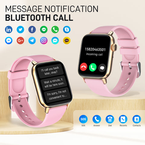 EIGIIS Smart Watch (Make/Answer Call), Fitness Watch with Heart Rate Blood Pressure Sleep Monitor, 1.83" Touch Screen Smartwatch for Women Men, Waterproof Activity Tracker Compatible with iPhone & Android EIGIIS Smart Watch (Make/Answer Call), Fitness Watch with Heart Rate Blood Pressure Sleep Monitor, 1.83" Touch Screen Smartwatch for Women Men, Waterproof Activity Tracker Compatible with iPhone & Android