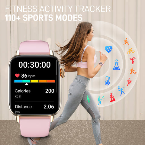 EIGIIS Smart Watch (Make/Answer Call), Fitness Watch with Heart Rate Blood Pressure Sleep Monitor, 1.83" Touch Screen Smartwatch for Women Men, Waterproof Activity Tracker Compatible with iPhone & Android EIGIIS Smart Watch (Make/Answer Call), Fitness Watch with Heart Rate Blood Pressure Sleep Monitor, 1.83" Touch Screen Smartwatch for Women Men, Waterproof Activity Tracker Compatible with iPhone & Android