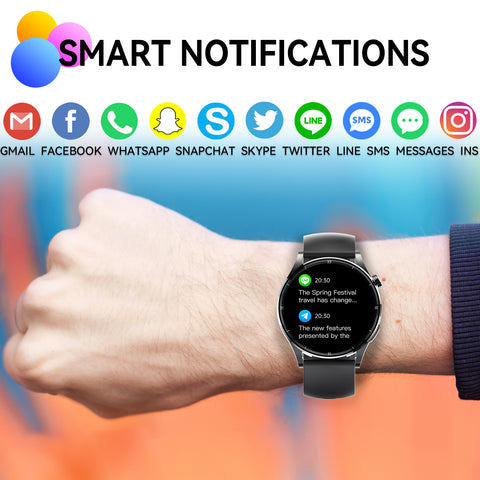 Smart Watch for men Women (Answer/Make Call) Heart Rate Monitor Activity Tracker for iOS Phones and Android with Sleep Tracking Fitness Tracker Pedometer Smartwatch