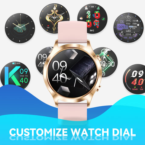 Smart Watch for Women Men Bluetooth Calling 1.39" HD Big Screen Sports Smartwatch Compatible with iPhone Android Phones 100+ Sports Modes Fitness Tracker Watch with Heart Rate Sleep Monitor Pedometer