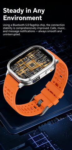P60 Smart Watch with Black Case and Black Band: Features Camera and Video Recording, Built-in Flashlight, Bluetooth Headphone Connectivity for Music Playback—The Perfect Gift for Your Loved One