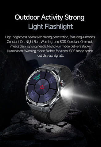 ET474 AI ECG Sports Smartwatch, Black Case with Black Band—Ideal for Running, Cycling, and Fitness   Suitable for Various Scenarios; the Perfect Gift for Loved Ones